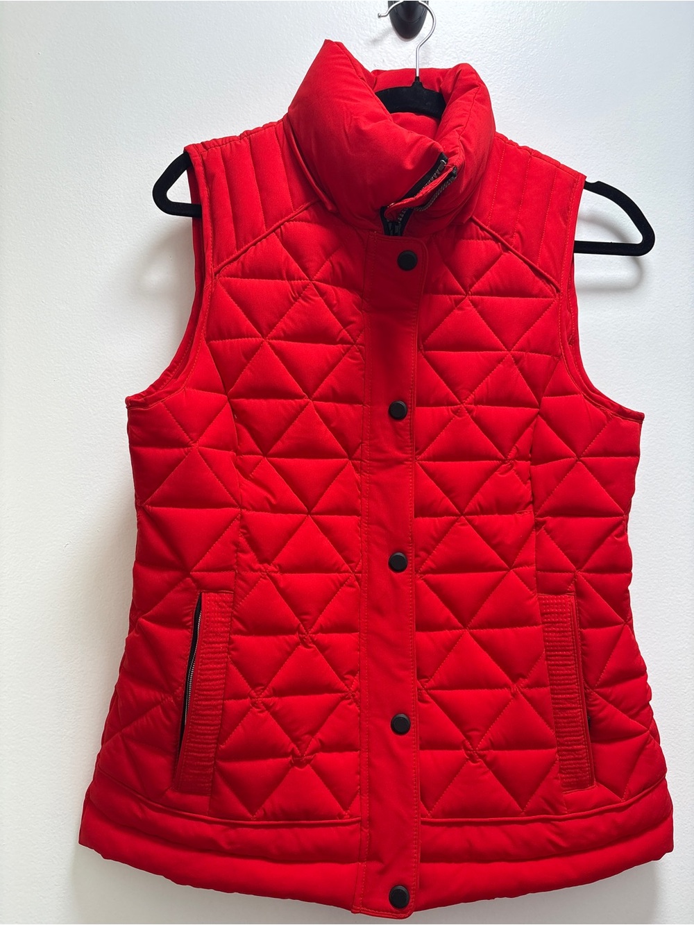Marc New York Skein Quilted Red Puffer Vest | S | coastal outdoor Autumn